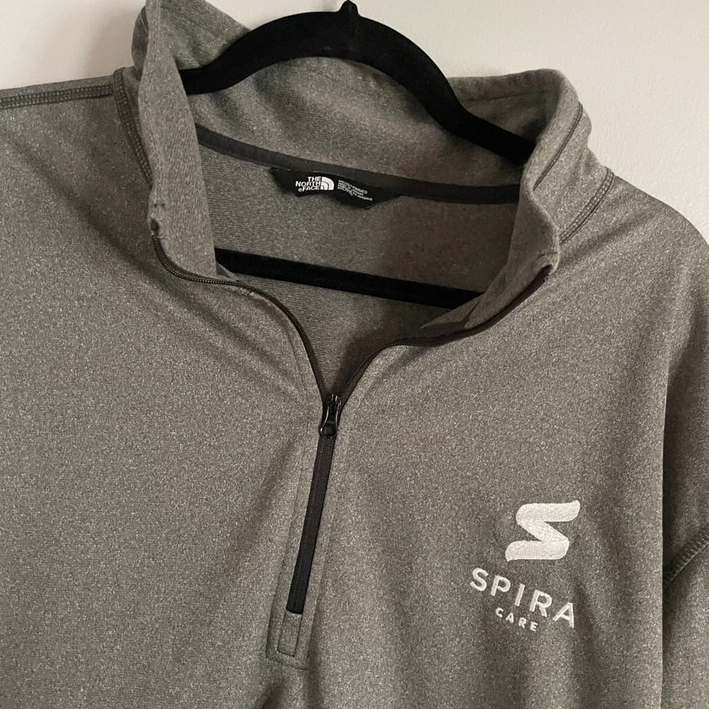 The North Face Pullover Mens XXL Gray Spira Care 1/4 Zip Active Gorpcore